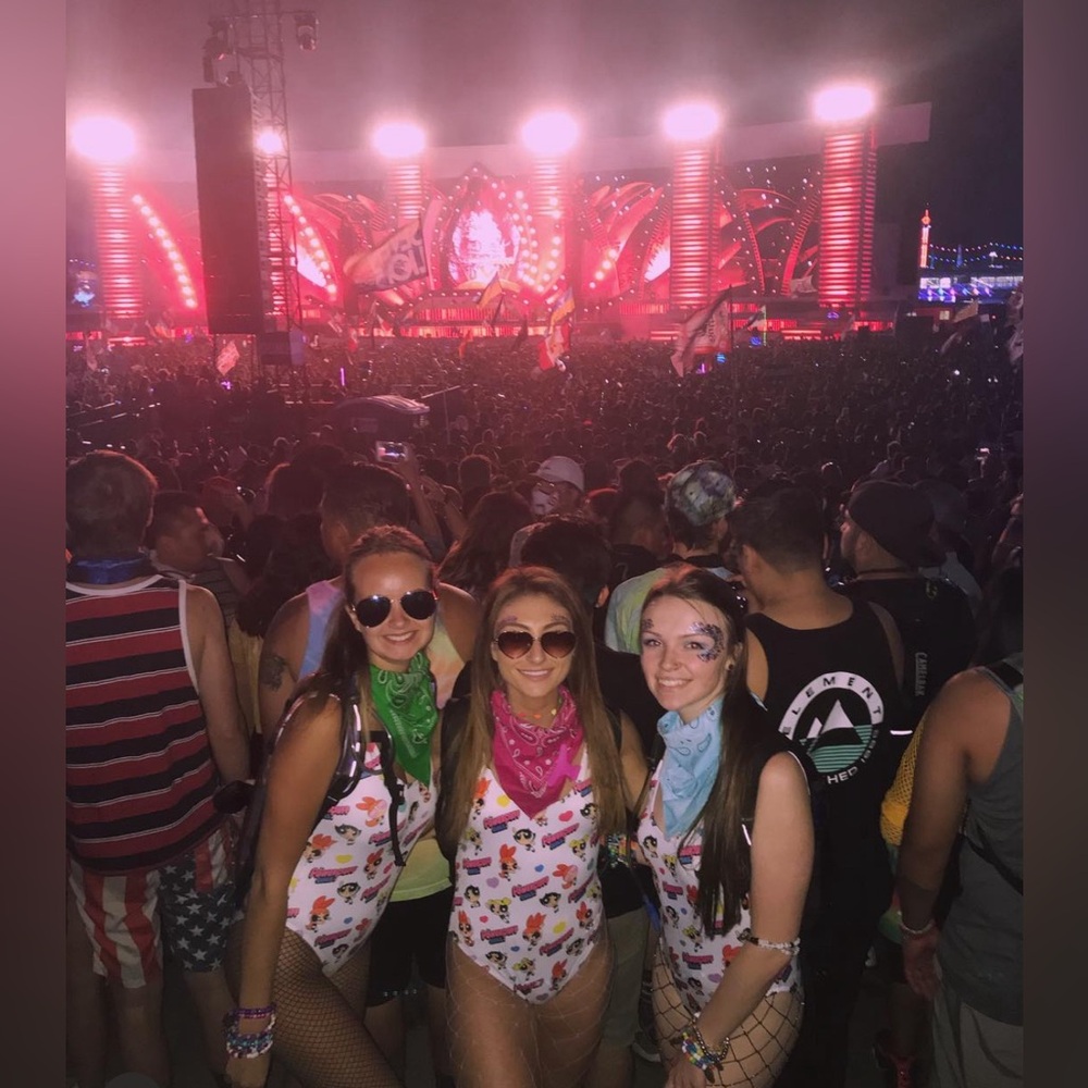 Powerpuff girls rave bodysuit